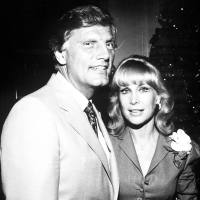 Charles Donald Fegert with his second wife,Barbara Eden.